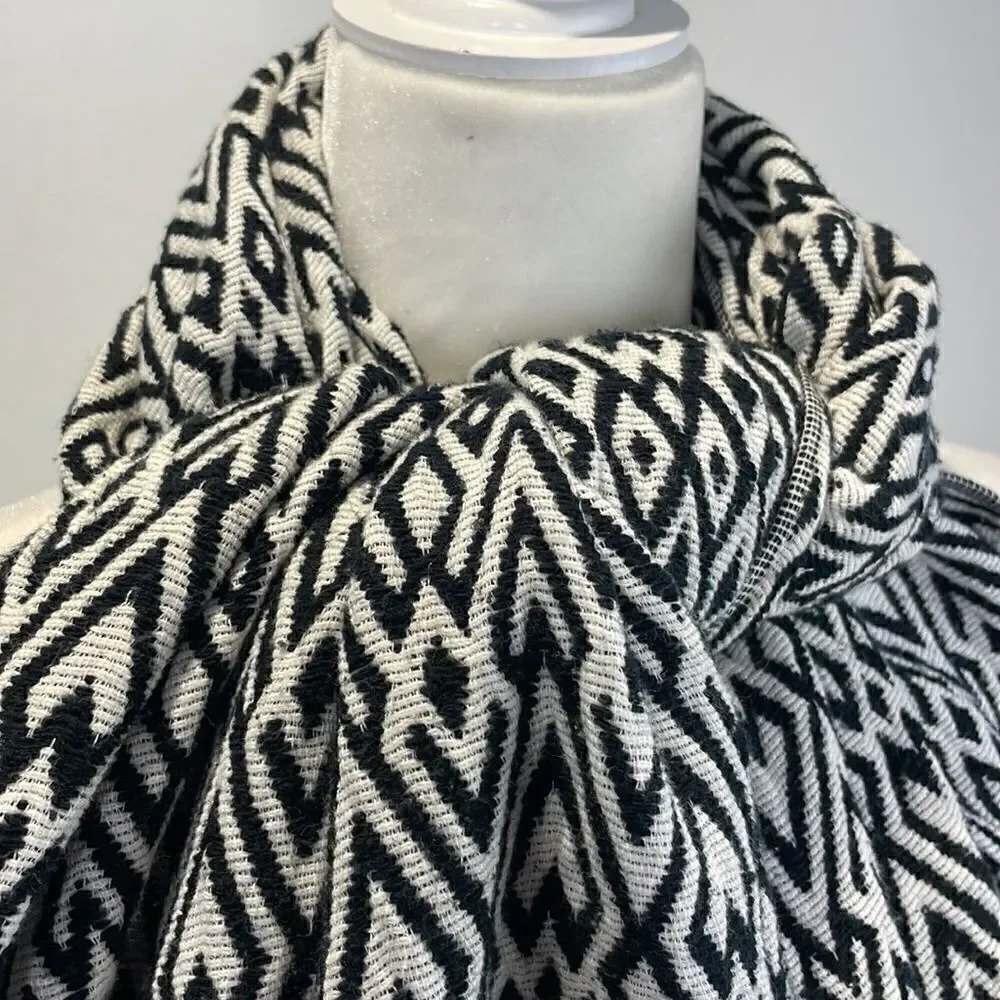 H&M Divided Scarf and Shawl Aztec Design